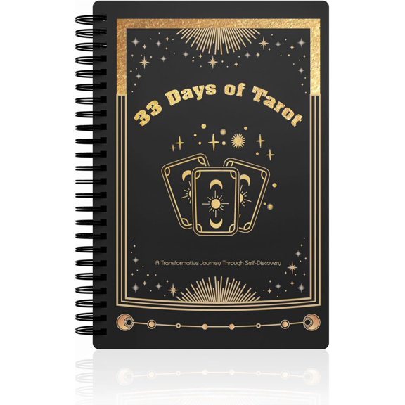 The 33-Day Tarot Challenge Journal: Master Tarot History, Symbols, Card Meanings & Spreads | Daily Practices for Self-Discovery, Healing, Intuition, Meditation & Personal Growth, A5(5.9x8.5 inch)