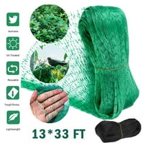 33 FT Anti Bird Net - Garden Protection Mesh for Fruit Trees, Plants, Crops & Ponds. (Green)