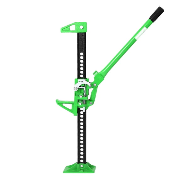 33" Farm Jack, 3 Ton Capacity Ratcheting Off Road, Utility Heavy-Duty F-arm J-ack for Tractor, Truck, SUV, Lift Height 5.12-25.39 inches