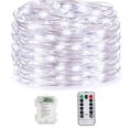 33 Feet 100 LED Fairy Lights with Remote Timer, Battery Operated