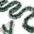 thumbnail image 1 of 33 Feet Christmas Tinsel Garland Metallic Twist Garland Frost Tip Glitter Shiny Wreath for Christmas Tree Party Supplies Indoor and Outdoor Decor, 1 of 5