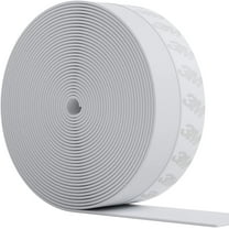 33 Feet Self Stick Silicone Door Seal Strip for Windows, Doors, Glass Shower Door, Sliding Door Weatherstrip Draft Stopper Weather Stripping Tape Roll Exterior Door Frame Sealers