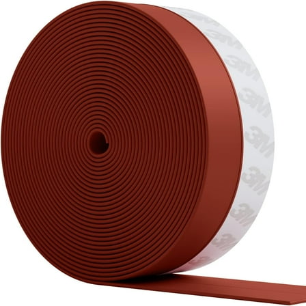 33 Feet Self Stick Silicone Door Seal Strip for Windows, Doors, Glass Shower Door, Sliding Door Weatherstrip Draft Stopper Weather Stripping Tape Roll Exterior Door Frame Sealers