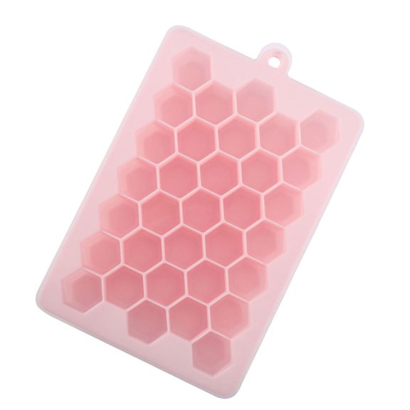 33 Grids Ices Cube Mold Ices Cube Tray with Lid Food Grade Silicone Ices Maker Mold for Whiskies Drinkers, Bartenders