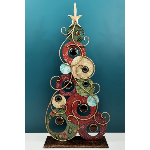 33" Handmade Decorative Colorful Christmas Tree
