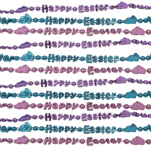 33" Happy Easter Bunny Bead (Dozen)