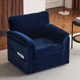 thumbnail image 1 of 33-Inch Chenille Lounge Chair with Reinforced Hardwood Frame - Sturdy and Reliable, 1 of 5