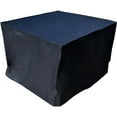 thumbnail image 1 of 33 Inch Fire Pit Cover for Square Fire Pits / Fire Tables – Heavy Duty Waterproof Outdoor Patio Cover, Fits 28-32 Inch Firepits, 33”L x 33”W x 24”H, Black, 1 of 7