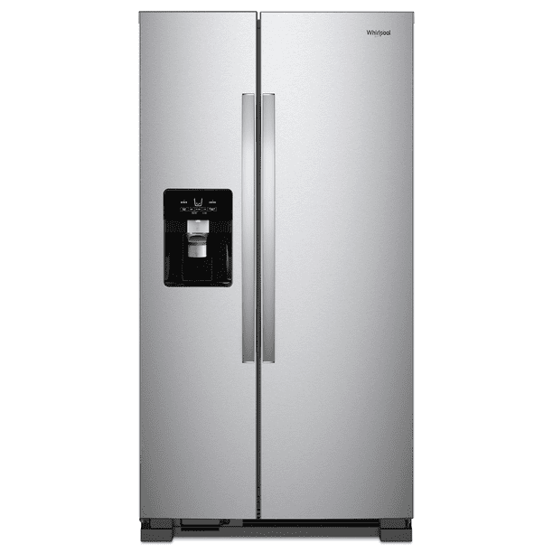 WHIRLPOOL WRS321SDHZ side by side freestanding refrigerator Walmart
