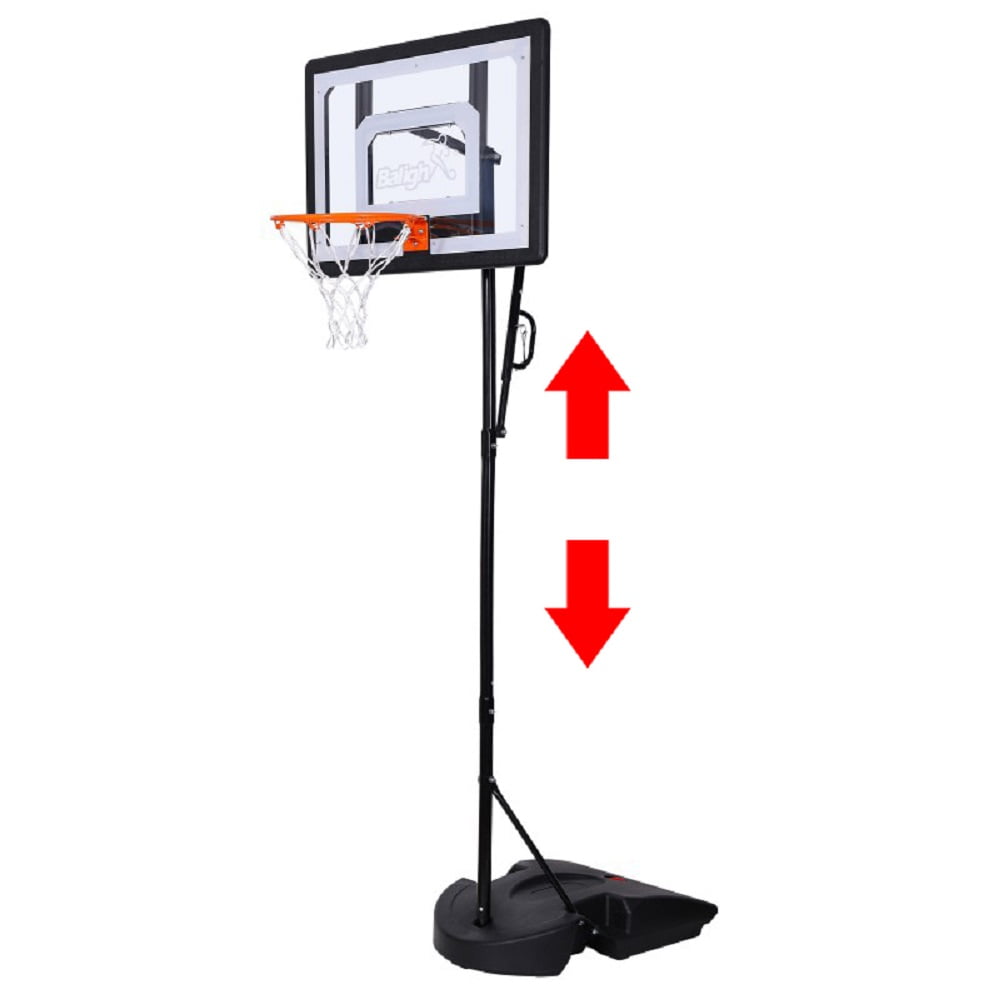 33 Inch Outdoor Basketball Hoop Stand, Projectretro 5.5FT-7FT Height  Adjustable Portable Basketball Hoop Goal System with Wheels for Junior Kids  Teenagers Youth, Indoor Outdoor Basketball Game Play 