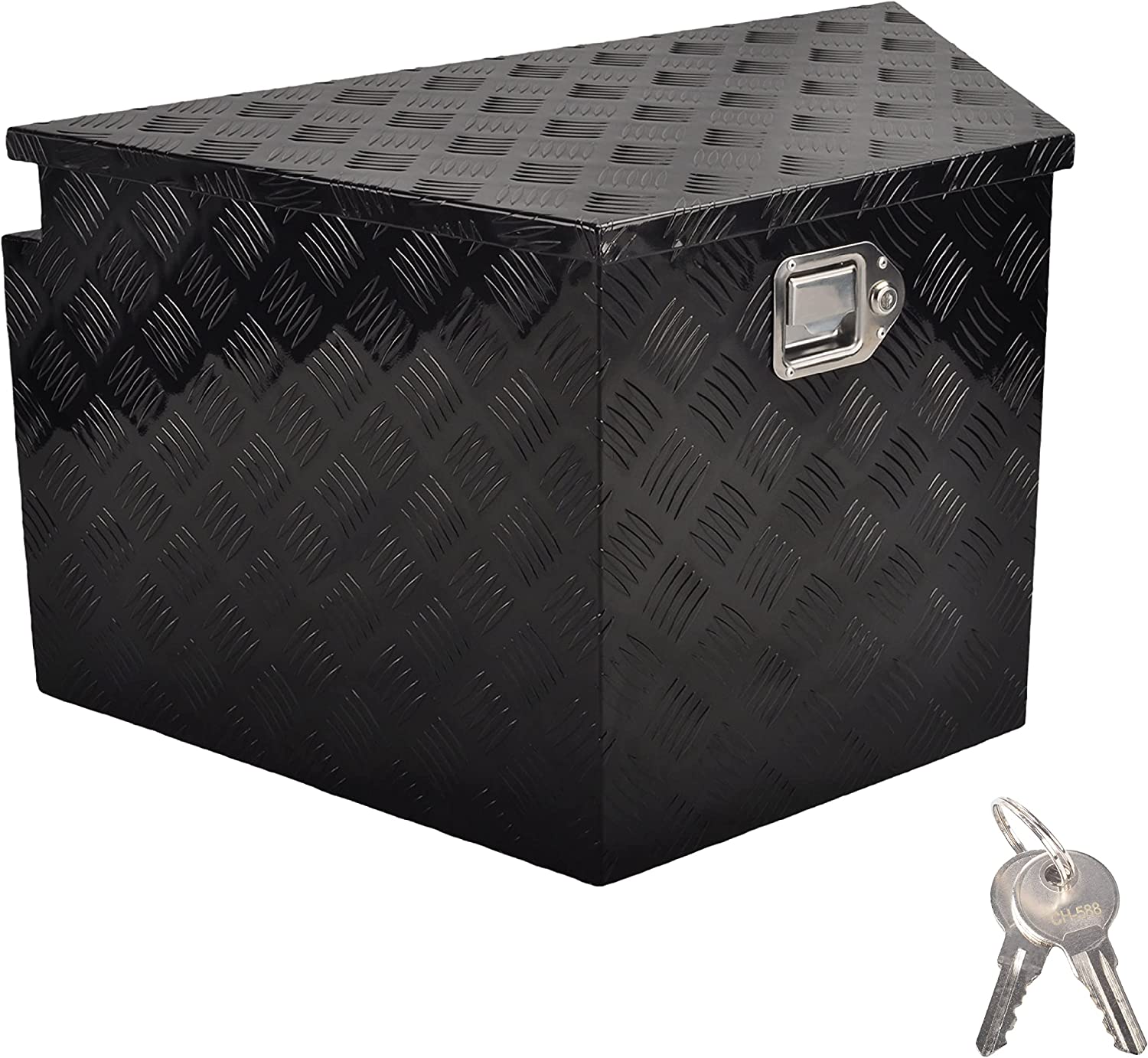 33 Inch Utility Trailer Tongue Tool Box 5 Bar Tread Tool Box Waterproof