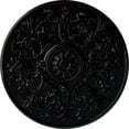 thumbnail image 1 of 33"OD x 1 3/4"P Versailles Ceiling Medallion (Fits Canopies up to 3 1/4"), Hand-Painted Black Pearl, 1 of 6