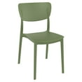 thumbnail image 1 of Luxury Commercial Living 33" Olive Green Stackable Patio Dining Chair, 1 of 8
