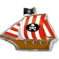 thumbnail image 1 of 33" PIRATE SHIP Balloon &bull; Large Shape Foil Mylar Balloon &bull; Party Supplies Decorations Foil Mylar Balloon, 1 of 1