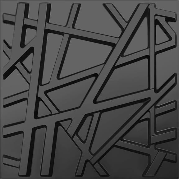 33 Pack Wall Panels for Interior Wall Decor, 11.8''x11.8'' Black Accent Textured Wall Panels, Wall Covering Panles for Living Room, Gaming Room, TV Background, Cover 32 Sq.Ft