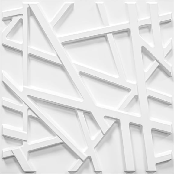 33 Pack Wall Panels for Interior Wall Decor, 12''x12'' White Accent Textured Wall Panels, Wall Covering Panles for Living Room, Gaming Room, TV Background, Cover 32 Sq.Ft