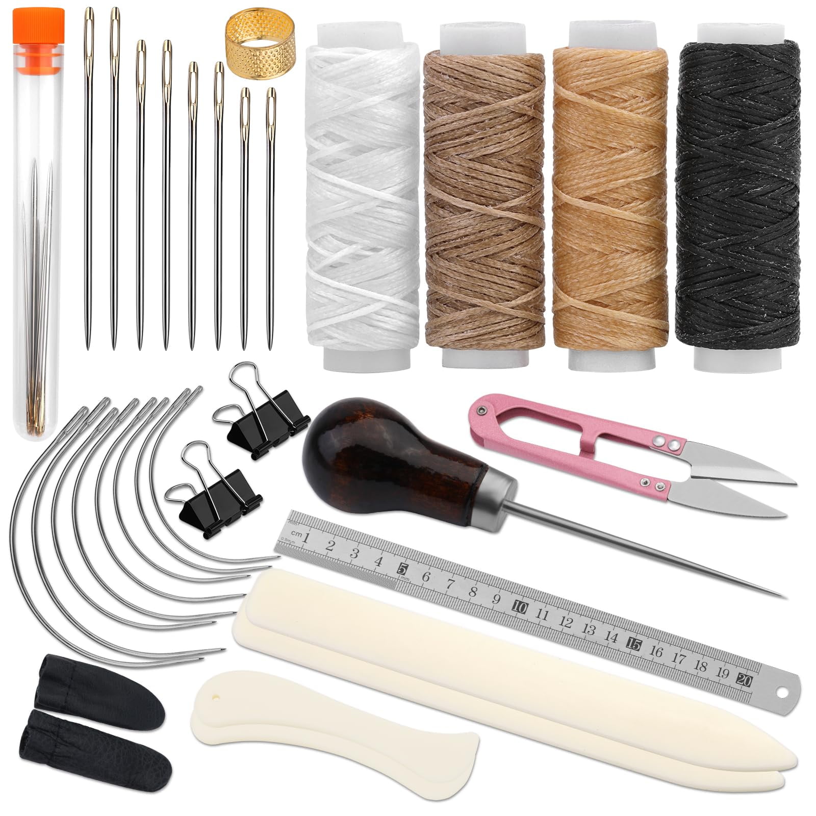 Bookbinding Folder 33 Pcs Bookbinding Kits DHF10 4 Pcs Bone Folder Paper Creaser Paper ...