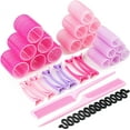 thumbnail image 1 of 33 Pcs Hair Rollers,Self Grip, Salon Hair Dressing Curlers, Hair Curlers, for Long & Short Hair (3 Size), 1 of 7