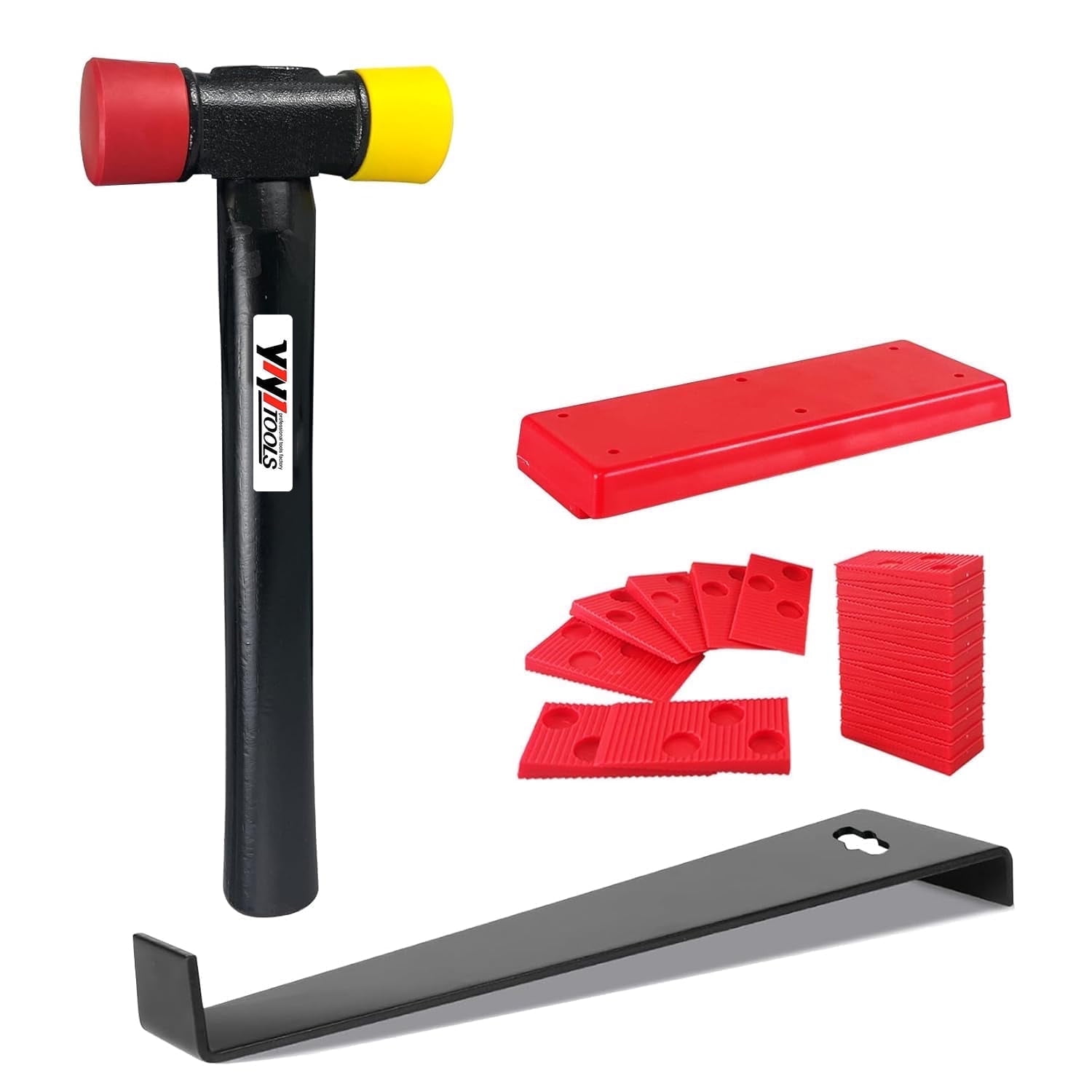 YIYITOOLS 33-Piece Laminate Flooring Installation Kit with Tools for Vinyl/Wood Flooring Setup