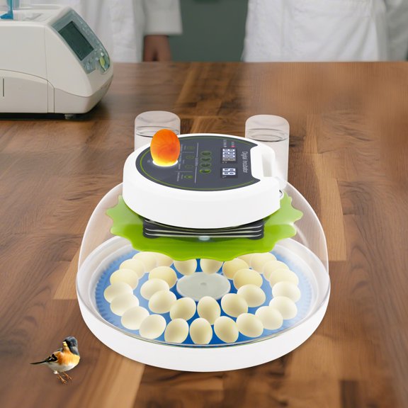 33 Quail Egg Incubator for Hatching with Automatic Turner and Humidity Control, Small Quail Brooder, Poultry Quail Incubator, Suitable for Quail Parrots and Other Birds