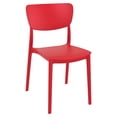 thumbnail image 1 of 33" Red Solid Stackable Patio Dining Chair, 1 of 8