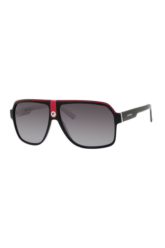 33/S 8V4 PT Black/Red/White Grey Gradient Aviator Sunglasses
