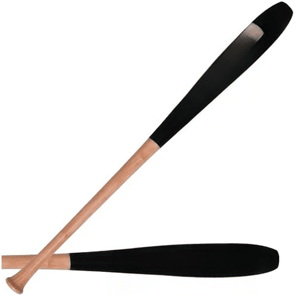 33" Torpedo Baseball Bat in Maple Wood with Weight of 35 Oz - Diameter: 2.5" for Youth-Adults and Professional Players in Natural Wood & Black Color byLLC$$Sport & Recreation Other