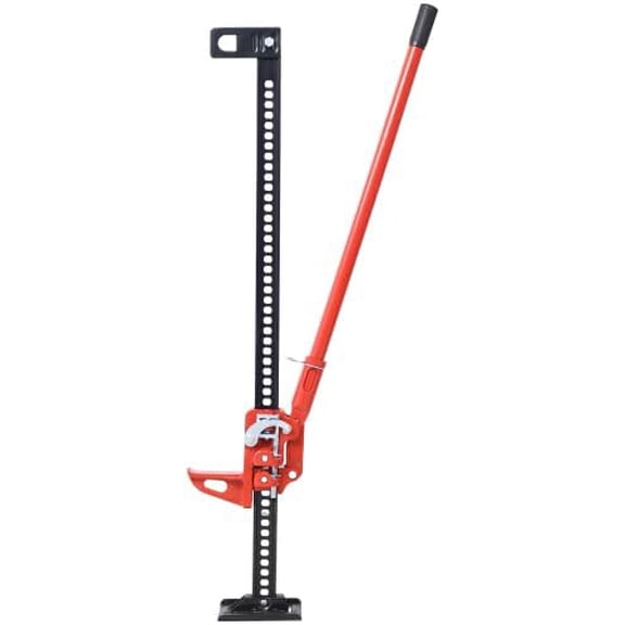33" Utility High Lift Farm Jack, 7000 LBS Capacity Ratcheting Off Road Utility Farm Jack,Adjustable Lifting Height 4.92-25.98" Heavy-Duty Farm Jack for Tractor, Truck, SUV, Bumper Lift