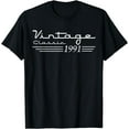 thumbnail image 1 of 33 Year Old Gifts Vintage 1991 33th Men Women 33th Birthday T-Shirt, 1 of 3