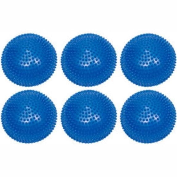 33 cm CanDo Inflatable Balance Stone, Blue, - Set of 6