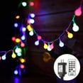 thumbnail image 1 of 33 ft 100 Led Christmas Lights Globe String Lights Plug in for Bedroom Decor Indoor Outdoor Fairy Light for Home Wall Garden Decorations, 1 of 7