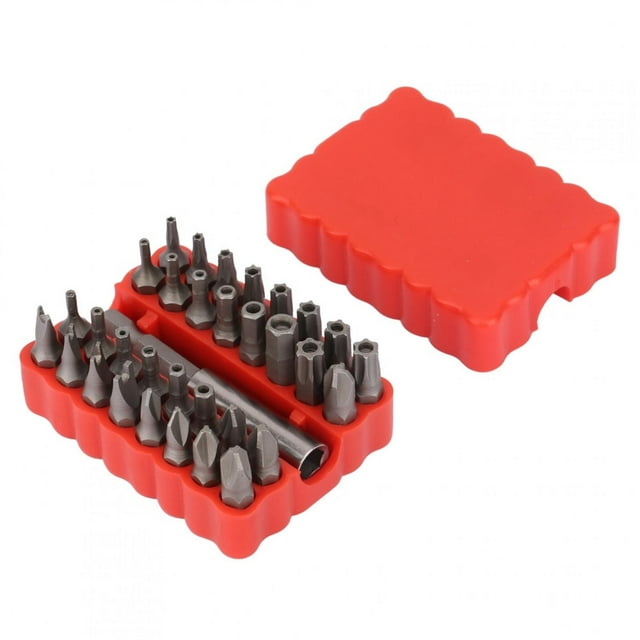 33 in 1 Hollow Screwdriver Bit Kit Hex Cross Star Screw Bits Extension