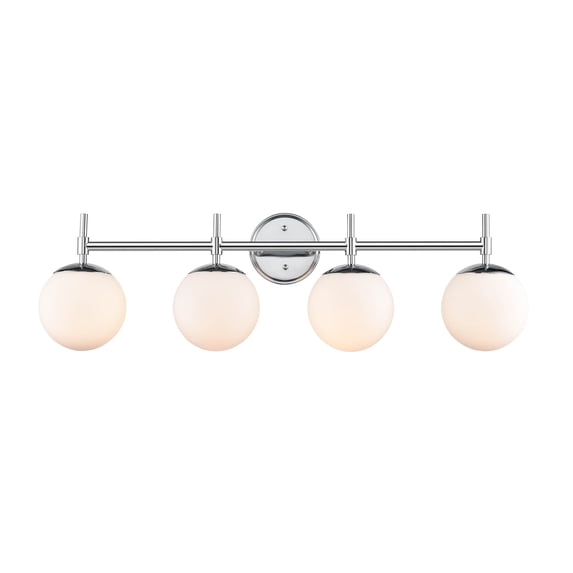 33 in. 4-Light Chrome Vanity Light