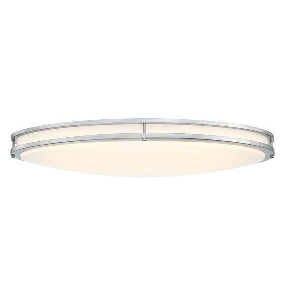 33-in Brushed Nickle Finsh Led Flush Mount Light