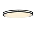 thumbnail image 1 of 33-in Matte Black Finsh Led Flush Mount Light, 1 of 1