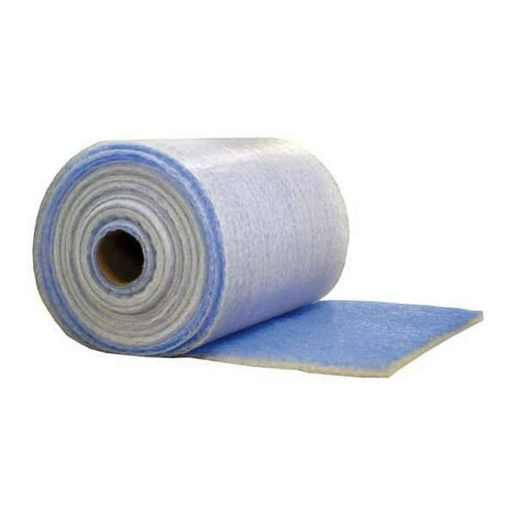 33 in x 65 ft x 1 in Polyester Air Filter Roll, MERV 5, Green