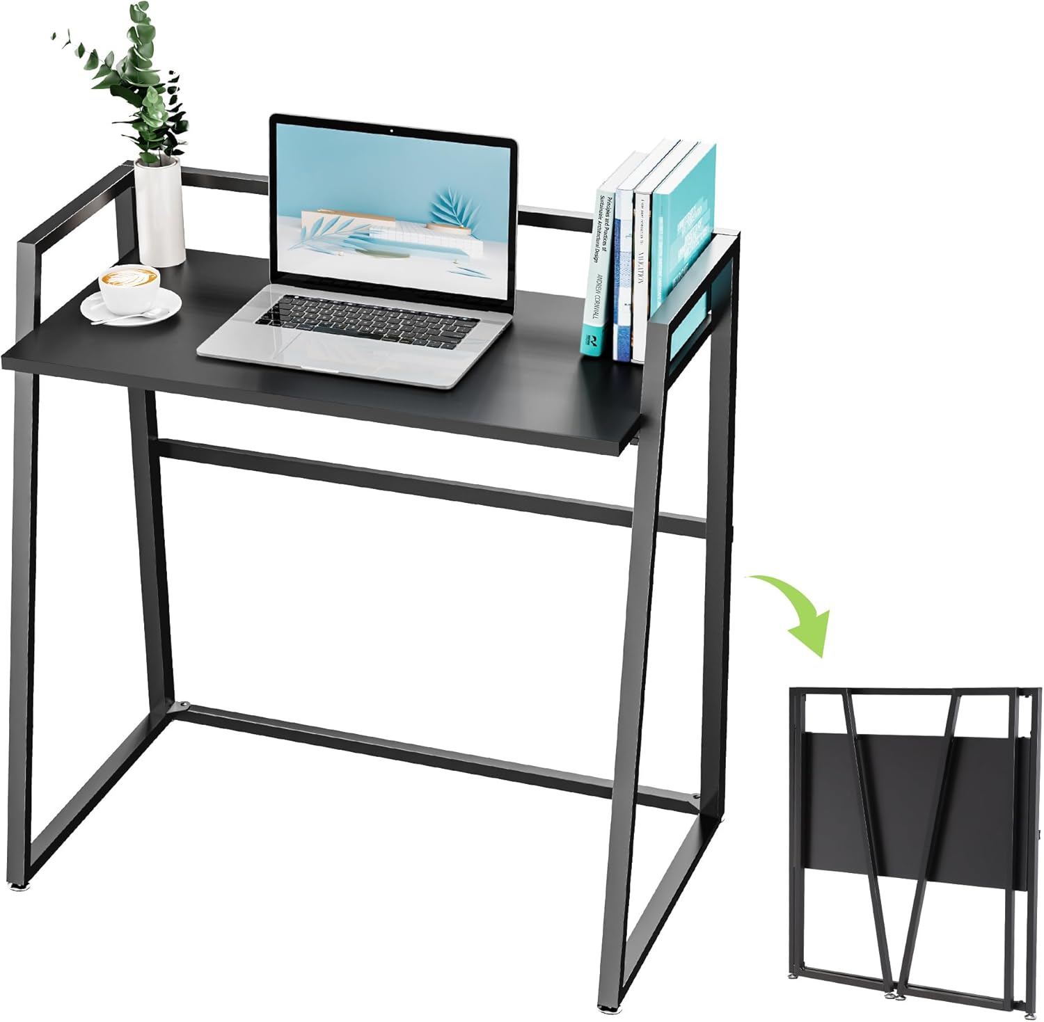 33 inch Folding Desk Table Home Office Collapsible Study Writing PC