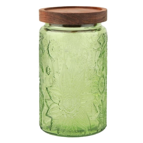 33 oz Glass Storage Jars with Lids Cute Decorative Jars for Sugar Coffee Tea Flour Candy Cereal