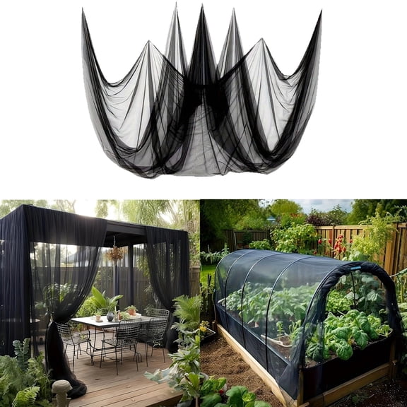 33 x 10 Ft Mosquito Netting for Garden Patio, Breathable Mesh Net for Bird and Insect Protection, Plant Cover for Vegetables, Fruits and Flowers