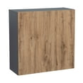 thumbnail image 1 of 33" x 30" Wall Cabinet-Double Door-with Natural Teak door, 1 of 4