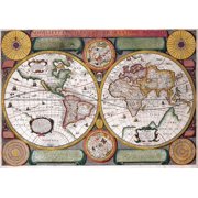 33"x24" Heavyweight Photo Paper Quality Poster Vintage Map - Old Map 106