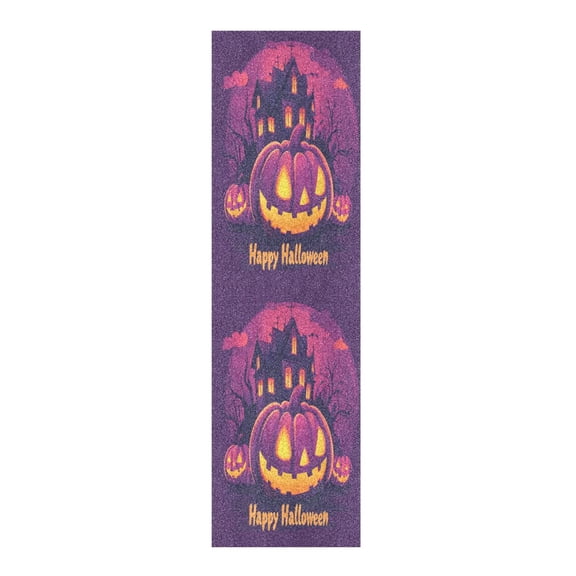 33"x9" Skateboard Grip Tape Protector Sheets Nonslip Protection Griptape Sheet for Outdoor Sports A Cartoon Pumpkin
