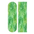 thumbnail image 1 of 33"x9" Skateboard Grip Tape Protector Sheets Nonslip Protection Griptape Sheet for Outdoor Sports Green Ink Splatter Pattern, 1 of 7