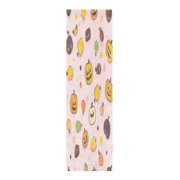 33"x9" Skateboard Grip Tape Protector Sheets Nonslip Protection Griptape Sheet for Outdoor Sports Halloween Candies Icon