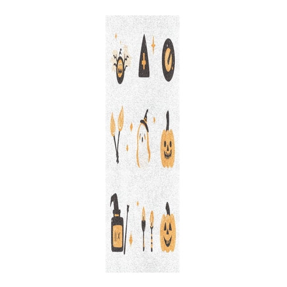 33"x9" Skateboard Grip Tape Protector Sheets Nonslip Protection Griptape Sheet for Outdoor Sports Halloween Icons