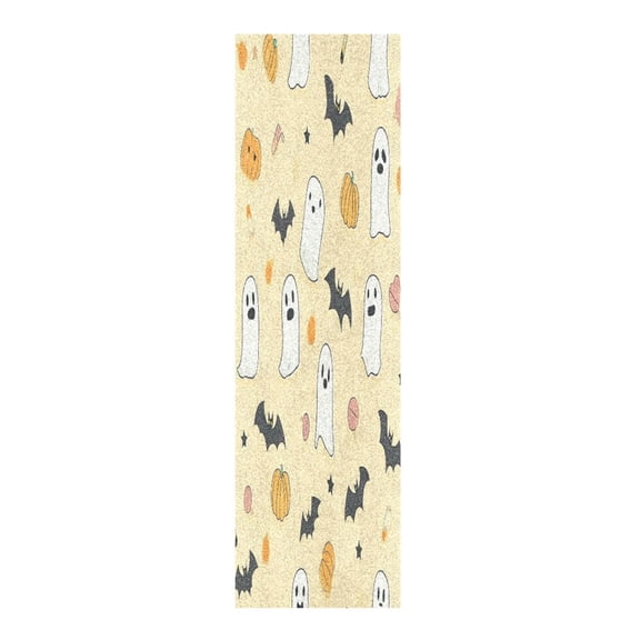 33"x9" Skateboard Grip Tape Protector Sheets Nonslip Protection Griptape Sheet for Outdoor Sports Halloween-themed Pattern Design