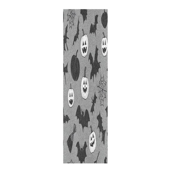 33"x9" Skateboard Grip Tape Protector Sheets Nonslip Protection Griptape Sheet for Outdoor Sports Hand-drawn Halloween Design Elements
