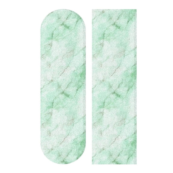 33"x9" Skateboard Grip Tape Protector Sheets Nonslip Protection Griptape Sheet for Outdoor Sports Light Green Marble Texture Pattern