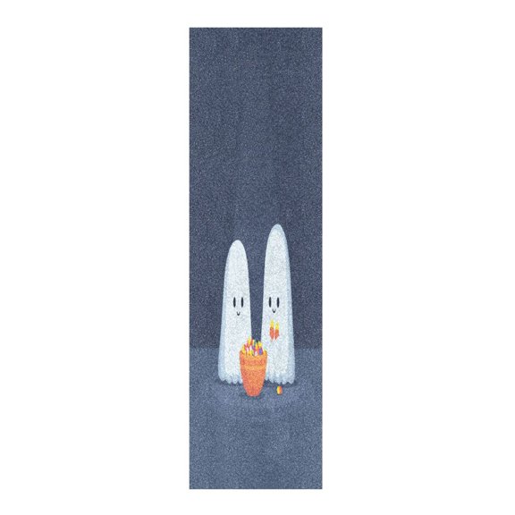 33"x9" Skateboard Grip Tape Protector Sheets Nonslip Protection Griptape Sheet for Outdoor Sports Little Ghosts Eating Candy