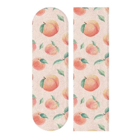 33"x9" Skateboard Grip Tape Protector Sheets Nonslip Protection Griptape Sheet for Outdoor Sports Pale Pink Peach's Pattern